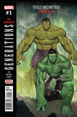 cover Generations: Banner Hulk and the Totally Awesome Hulk